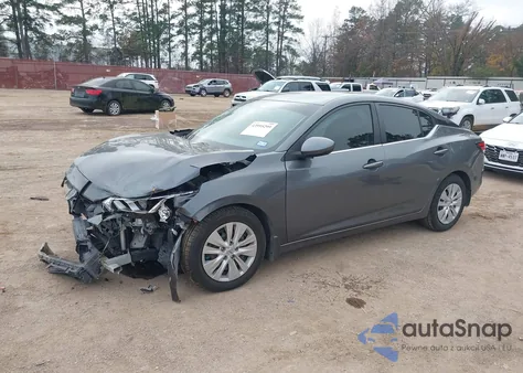 2021 Nissan Sentra S Xtronic Cvt z USA, uszkodzony, nr VIN 3N1AB8BV8MY230311